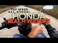 Top Speed ALL STOCK Honda Beat Fi Version 2 2020 Model Wala Padin Plaka