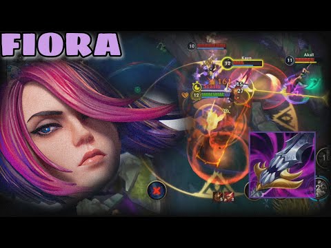 FIORA VS AKALI TOP LANE | WILDRIFT