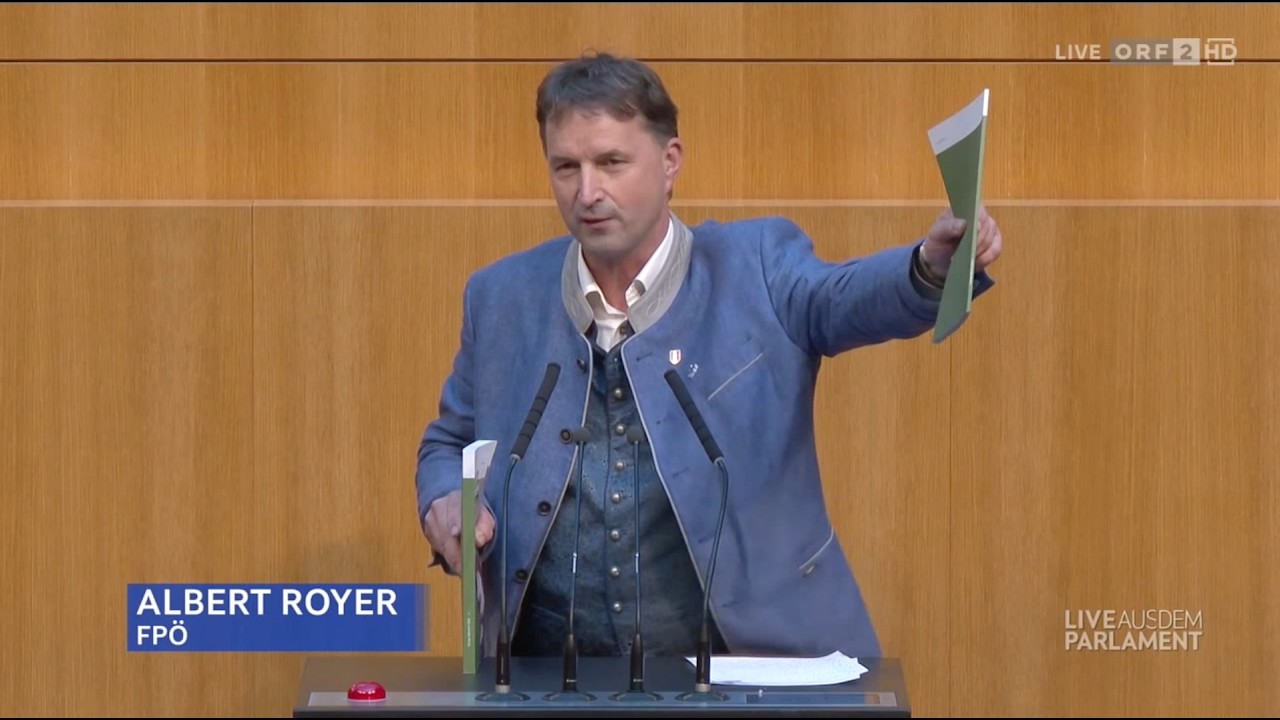Albert Royer - Zustand der Landwirtschaft (Grüner Bericht 2026) - 15.10.2026