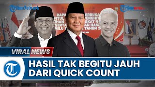 Angka Tak Jauh Beda dengan Quick Count, Prabowo Diprediksi Menang karena Suara di Atas 50 Persen