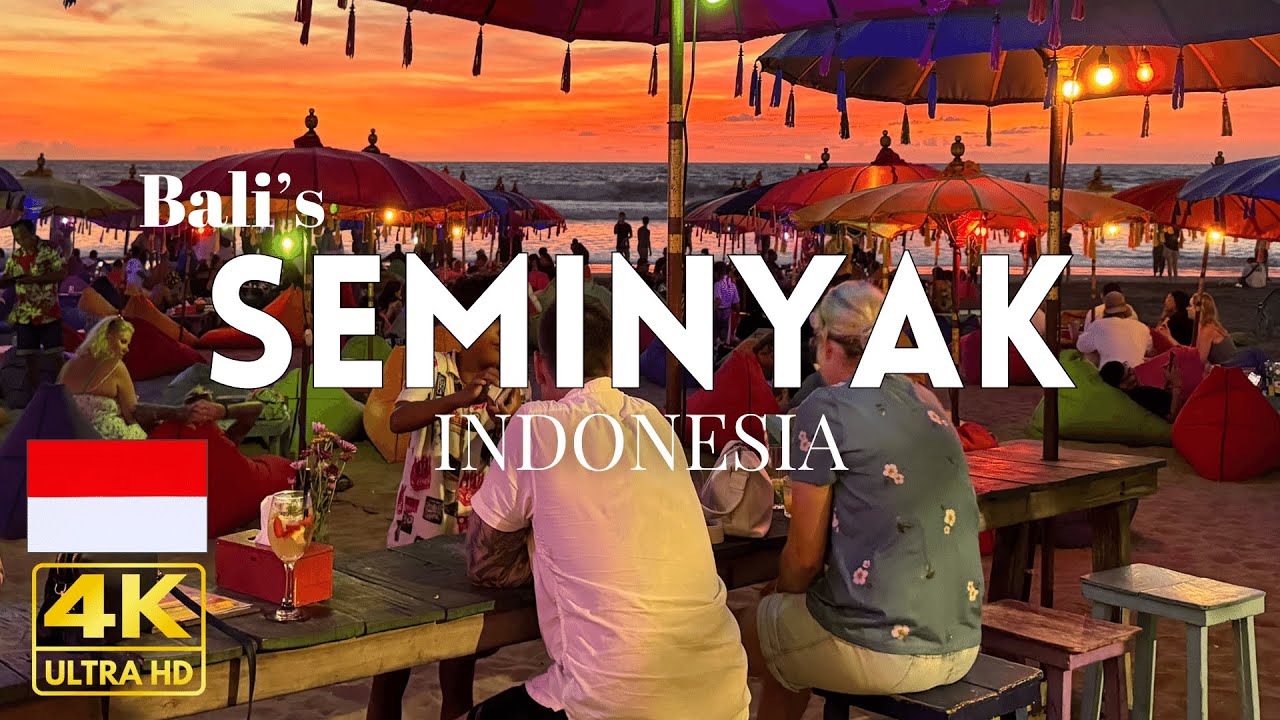 Embark on a walking tour around Seminyak Beach at sunset.