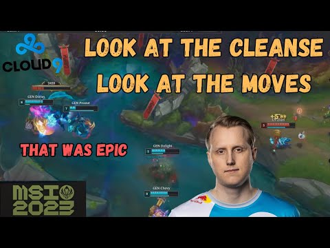 C9 Zven With The Most Crazy 1vs4 against Gen.G #msi #lol #lolclips #leagueoflegends #lolesports