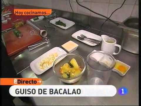 Receta de Guiso de bacalao   ED