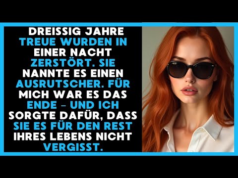 Meine Frau betrügt mich nach 30 Jahren – bat um Verzeihung für eine Nacht  Ich ließ sie büßen