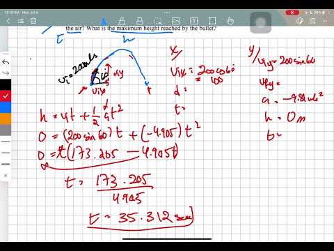 Projectile motion problem physics