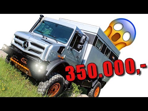 350.000 € WOHNMOBIL? UNIMOG OFFROAD CAMPER für AUTO FÜHRERSCHEIN!