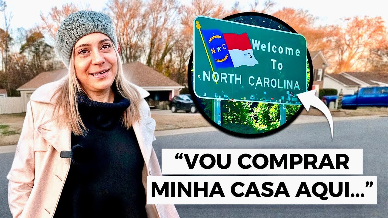 Ela TROCOU O SÃO PAULO por NORTH CAROLINA (brasileira recém-chegada nos EUA)
