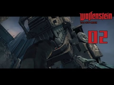 Wolfenstein: The New Order Gameplay Walkthrough w/ SSoHPKC Part 2 - A Tight Spot