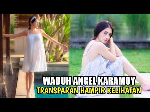 ARTIS ANGEL KARAMOY PAKAI BAJU TRANSPARAN HAMPIR KELIHATAN !! PESONA JANDA TERBAIK