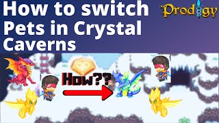 Prodigy Math Game: How to change your pets in Crystal Caverns in less than A Minute: 1DoctorGenius