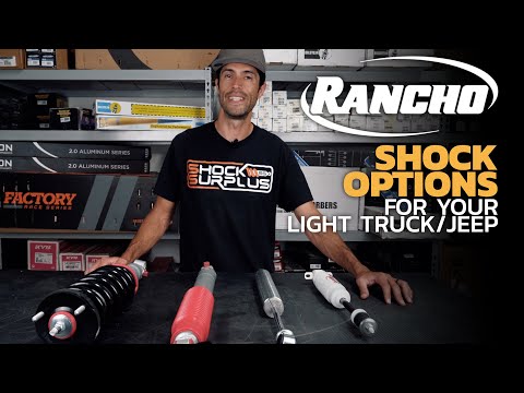 Rancho Shock Options for Your Truck and Jeep