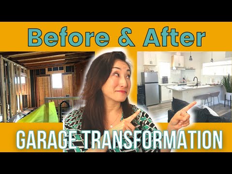 Garage Converted Into Modern Living Space - Before & After Tiny Home Tour