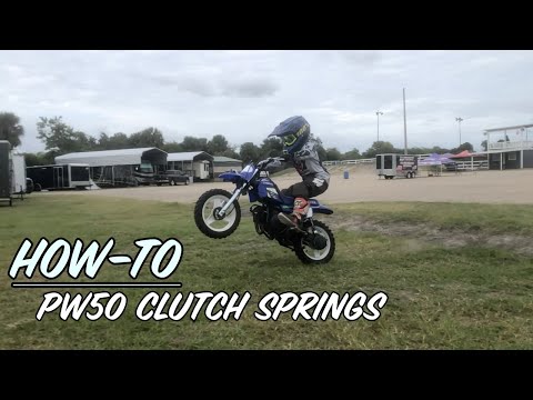 Better Performance from a PW50 WITHOUT having to add power! | How to install heavier clutch springs