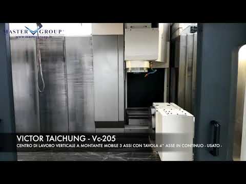 Вертикальный фрезерный трехосевой обрабатывающий центр с ЧПУ Victor Taichung Vcenter-VC205 - Видео c Youtube №1