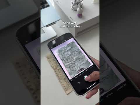 How to Rescue Coffee-Stained Study Notes FAST 📝✨ | CamScanner App