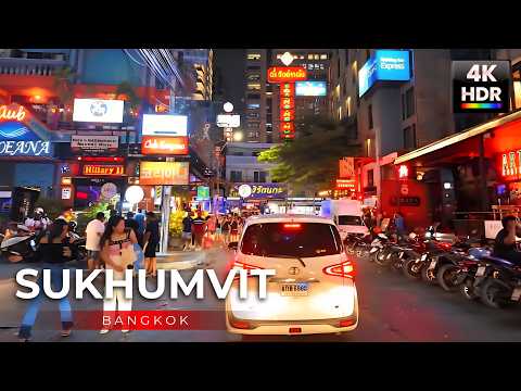 【4K HDR】Samstagnacht in Bangkok 🇹🇭 Nachtleben auf den Straßen