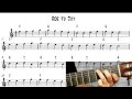 Learn to Play Guitar - Ode To Joy - notereading