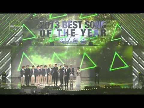 131114 EXO - Best Song Of The Year -  Melon Music Awards 2013