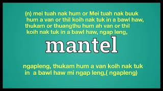 Download lagu mantel meaning in English Ngawn mp3