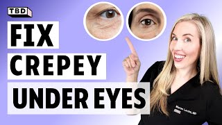 Fix Your Crepey Under Eye Skin! | 3 At-Home Anti-aging Treatments