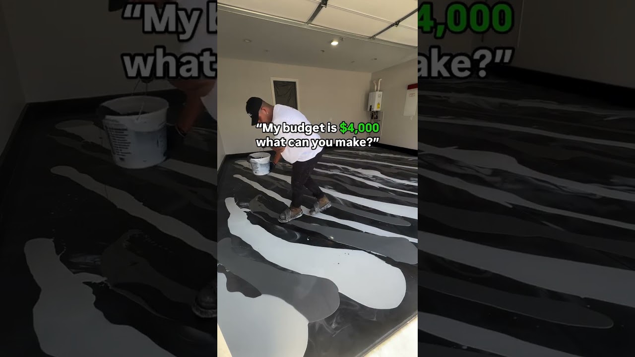 $4,000 Metallic Epoxy Floor: Full Install