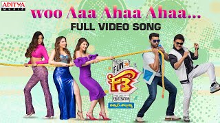 Woo Aa Aha Aha Full Video Song  F3 Songs  Venkates