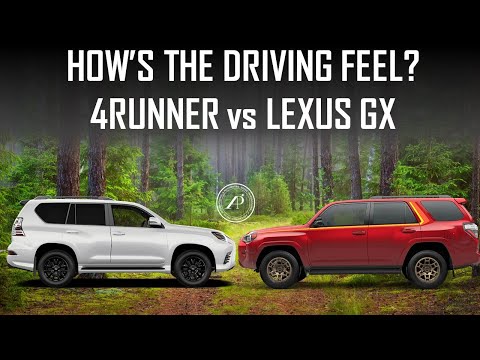 HOW IS THE DRIVING FEEL OF TOYOTA 4RUNNER COMPARED TO LEXUS GX? SAME PLATFORM, VERY DIFFERENT FEEL!