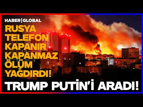 KAN DONDURAN SALDIRI! Rusya Putin-Trump Konuşması Biter Bitmez Ukrayna'ya Füze Yağdırdı!