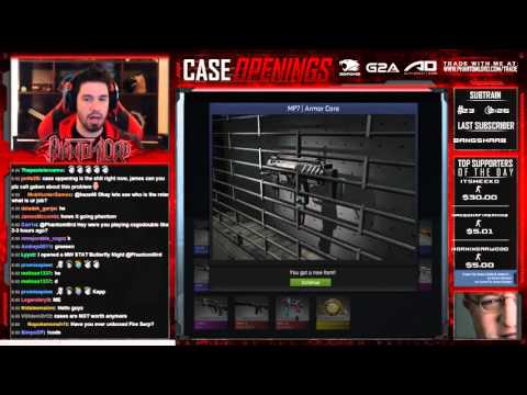 CS:GO - Phantoml0rd Cases Rant While Unboxing Knife