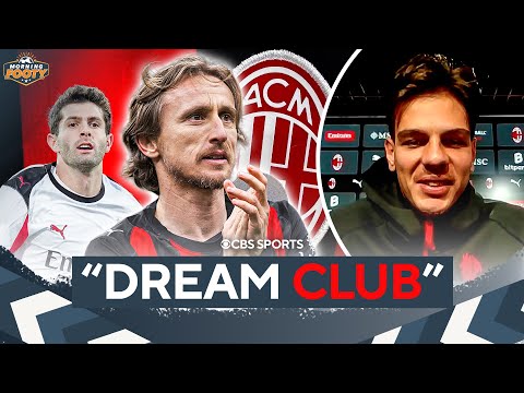 AC Milan's Ardon Jashari on playing with Pulisic & Modrić | JOURNEY to Serie A | Morning Footy