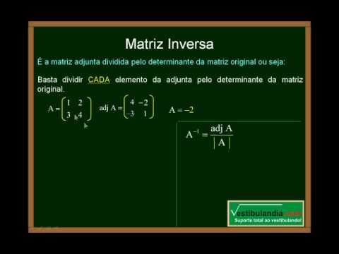 Matemática - Matriz Inversa (Terceira Parte)