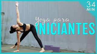 Yoga para Iniciantes: FORTALECENDO e ALONGANDO o CORPO TODO | Fernanda