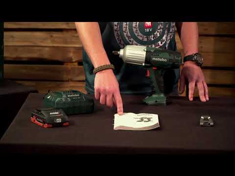 SSW 18 LTX 600 Cordless Impact Wrench Scope of Delivery - Metabo