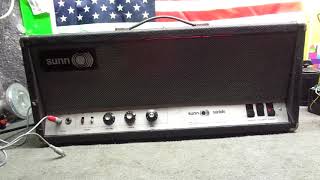 Video thumbnail for DEMO OF VINTAGE SUNN "SORADO" TUBE GUITAR AMP FOR SALE by SOHOAUCTION