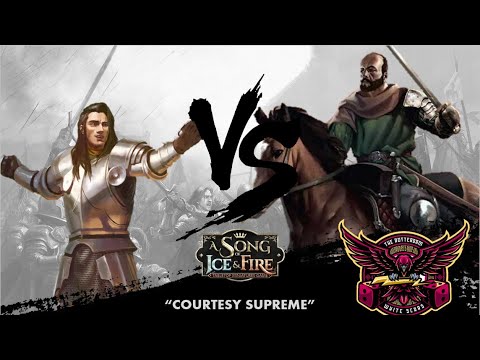 ASOIAF Battle Report 1.5 edition 40 pt: Targaryen (Jorah Mormont) vs Baratheons (Renly Baratheon)