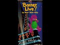 Barney Live In New York City 1994 VHS