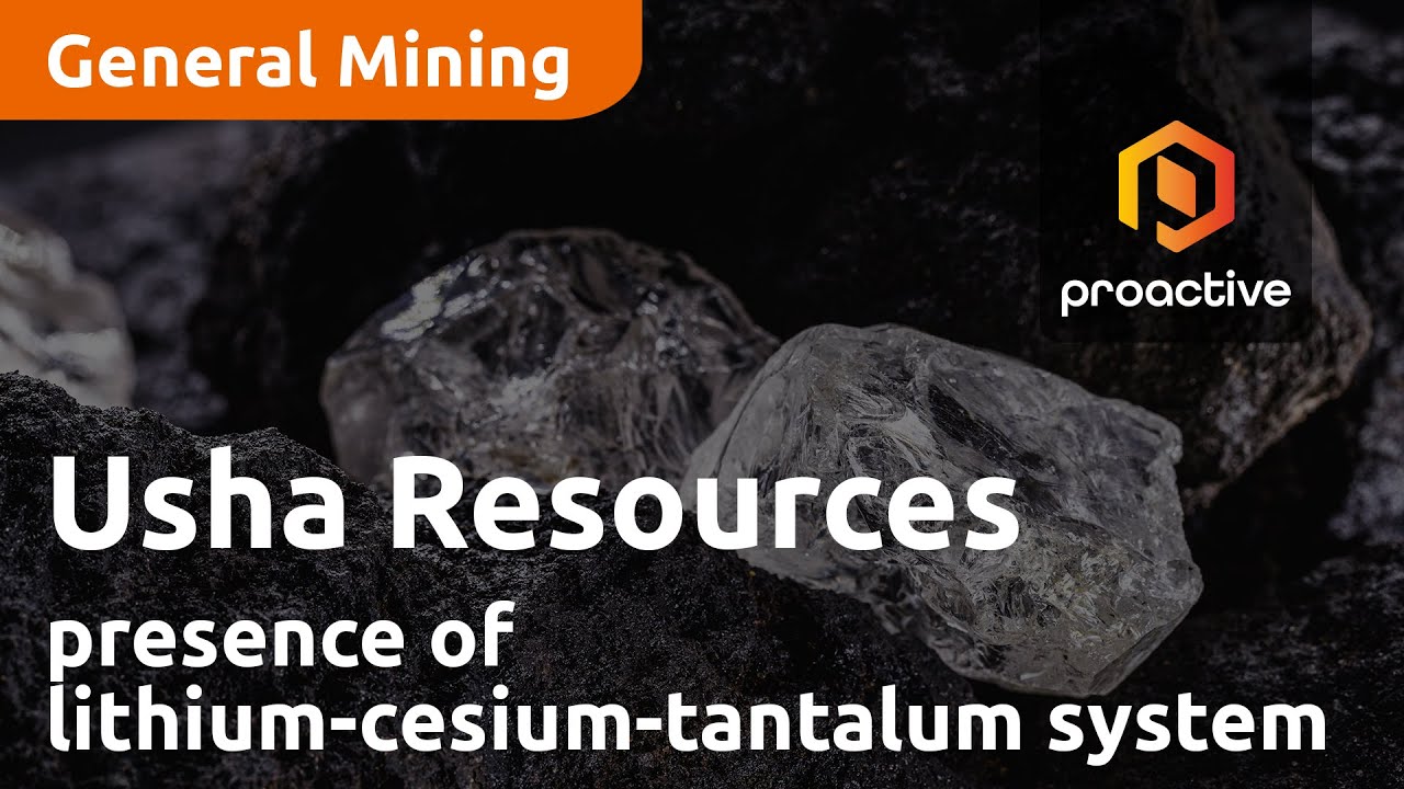 Usha Resources confirms presence of a lithium-cesium-tantalum system at Mead Project in Ontario