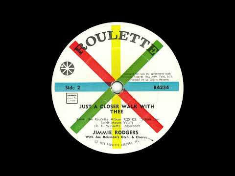 1960 Jimmie Rodgers - Just A Closer Walk With Thee