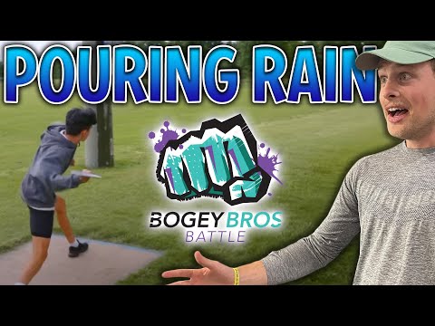 Disc Golf in the Rain Makes Us Go Insane | Bogey Bros Battle
