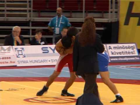 SWWC2013 / Sharma Gaurav (IND) - Orxan AHMADOV - GR 55 kg, 1/8 final match