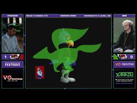 S@X 279 SSBM -  Vickram (Falco) Vs.  BBB (Falco) - Smash Melee Winners Semis