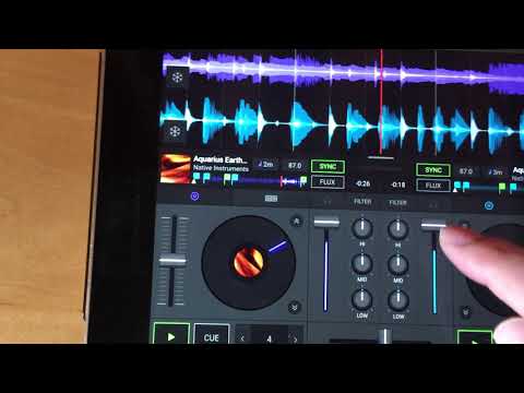 test / iPad mini4 Native Instruments TRAKTOR DJ 2 iPad