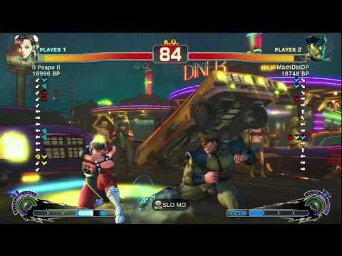 MashDatDp [Bison] vs II Peapo II [Chun] SSF4 Ranked Matches - Xbox Live - TRUE-HD