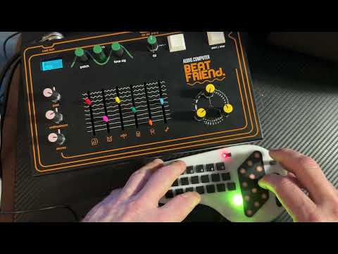 CouchJam with Minichord and audio.computer Beat Friend