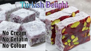 Pomegranate Turkish Delight || Lokum Recipe || turkish delight