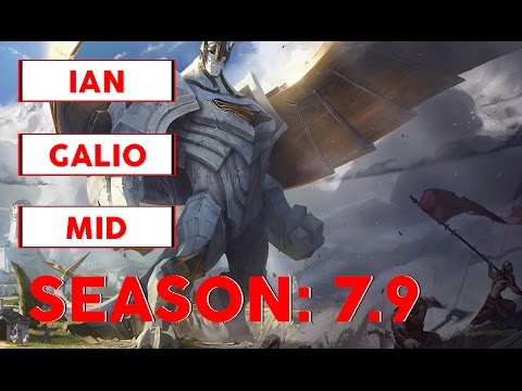 MVP Ian Play Galio Mid Challenger Korean Pro Replay