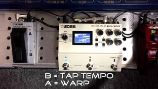 Video thumbnail for BOSS DD-500 + DUAL FOOT SWITCH FS 7 by 일단봐봐TV