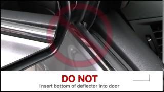 WeatherTech: Side Window Deflector - Installation Guide