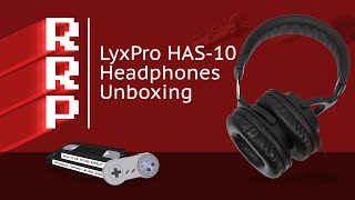 Video thumbnail for LyxPro HAS-10 Monitoring Headphones Unboxing by Retro Rewind Podcast