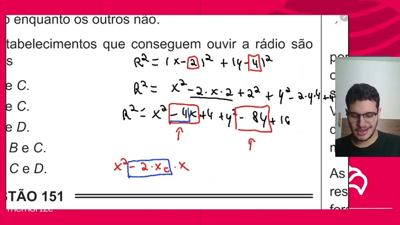 Resolução em Vídeo — Questão 150 ENEM 2015 PPL